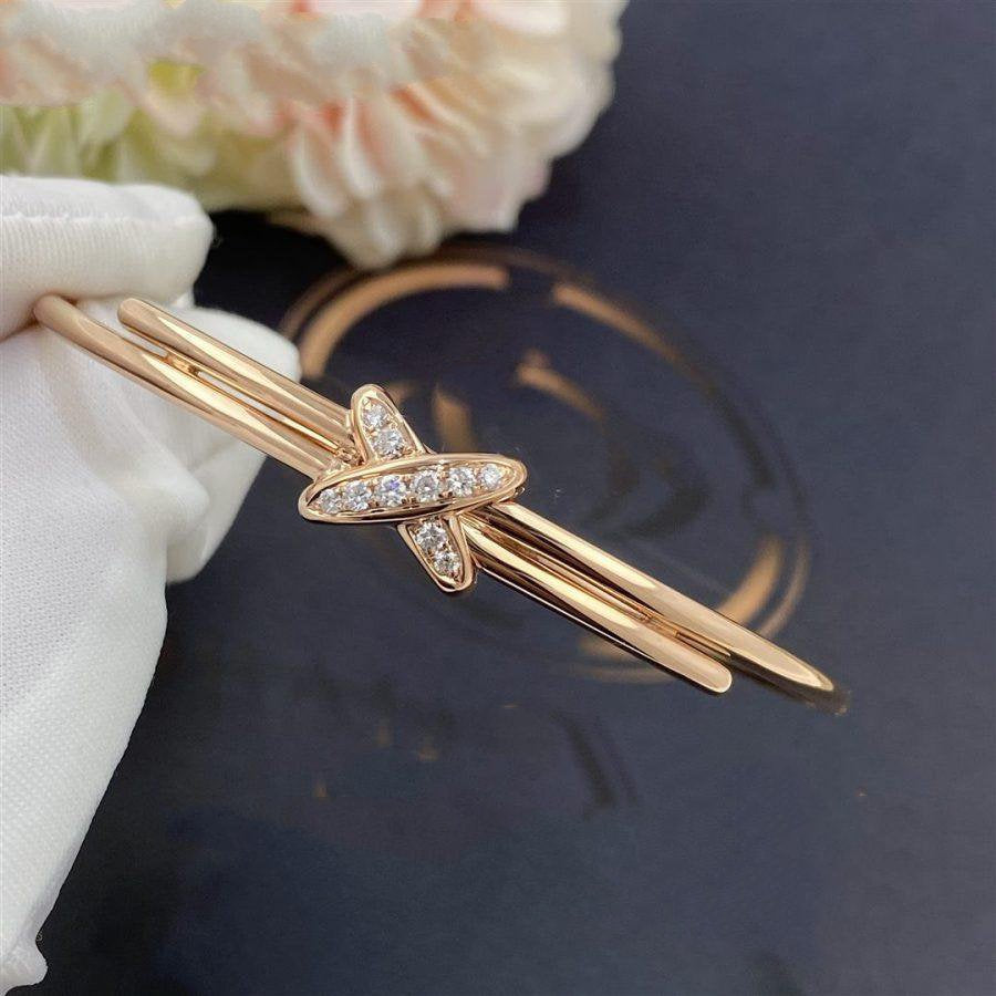 [Avelora]JEUX DE BRACELET ROSE GOLD DIAMONDS