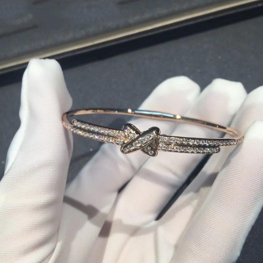 [Avelora Jewelry ]JEUX DE BRACELET DIAMONDS PINK GOLD