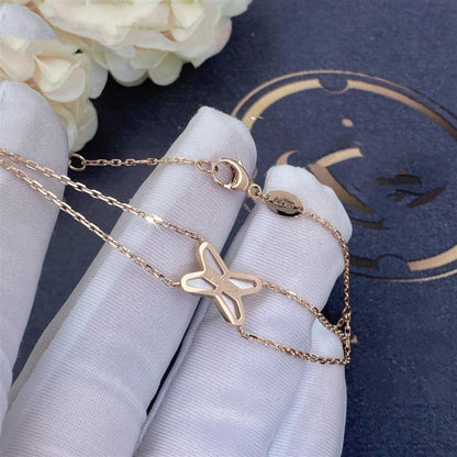 [Avelora]JEUX BRACELET WHITE MOP ROSE GOLD 1 DIAMOND
