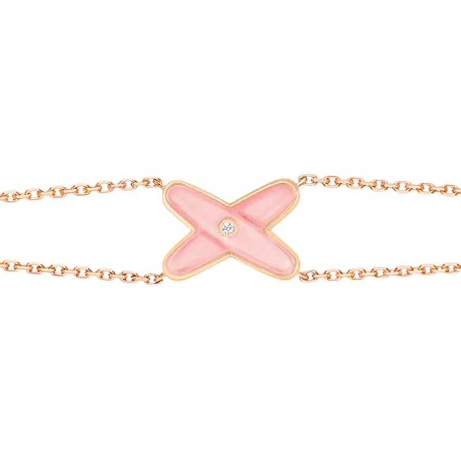 [Avelora]JEUX BRACELET PINK MOP ROSE GOLD 1 DIAMOND