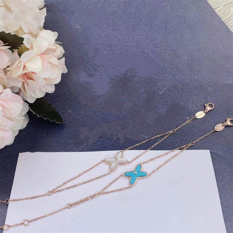[Avelora]JEUX BRACELET TURQUOISE ROSE GOLD 1 DIAMOND