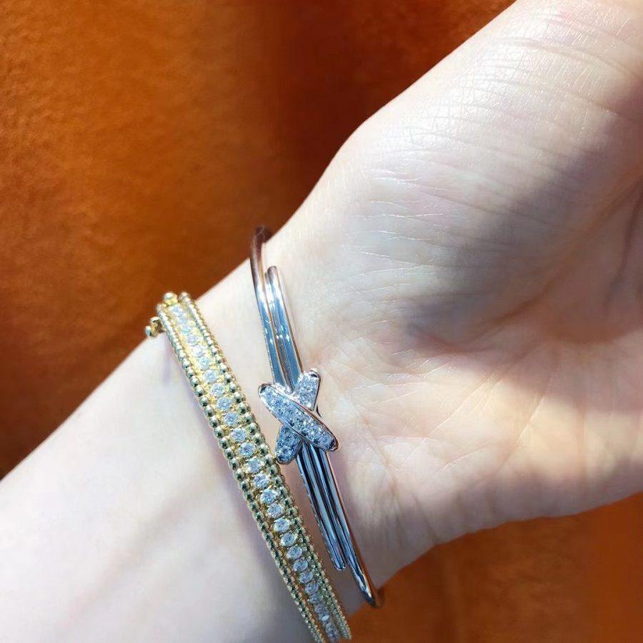 [Avelora Jewelry ]JEUX DE BRACELET SILVER DIAMONDS