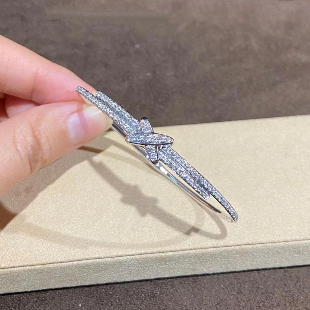 [Avelora]JEUX DE BRACELET DIAMONDS SILVER