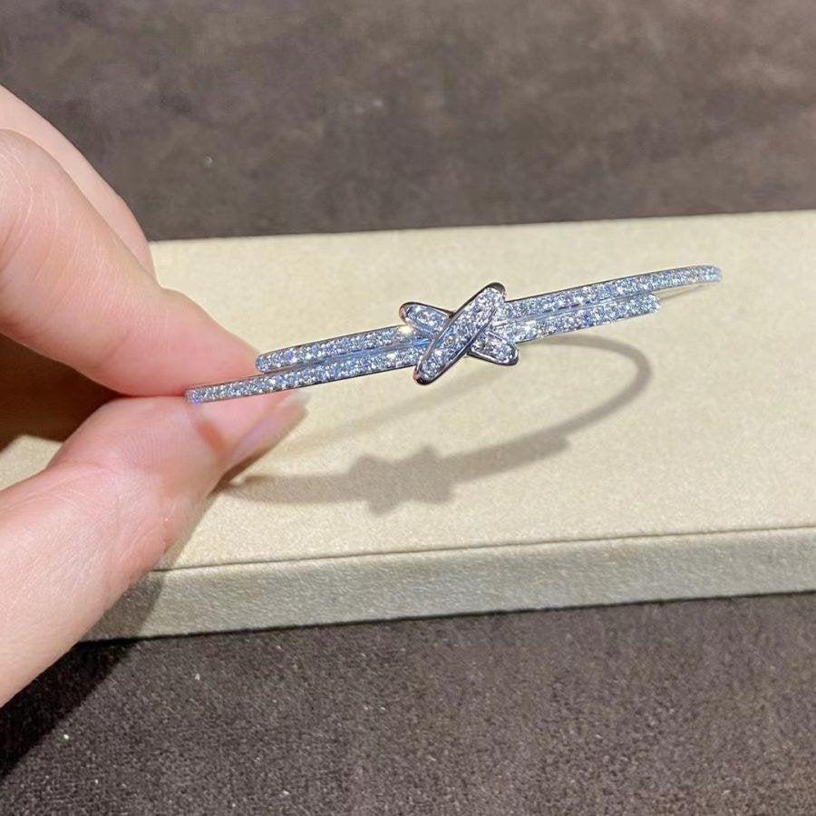 [Avelora]JEUX DE BRACELET DIAMONDS SILVER
