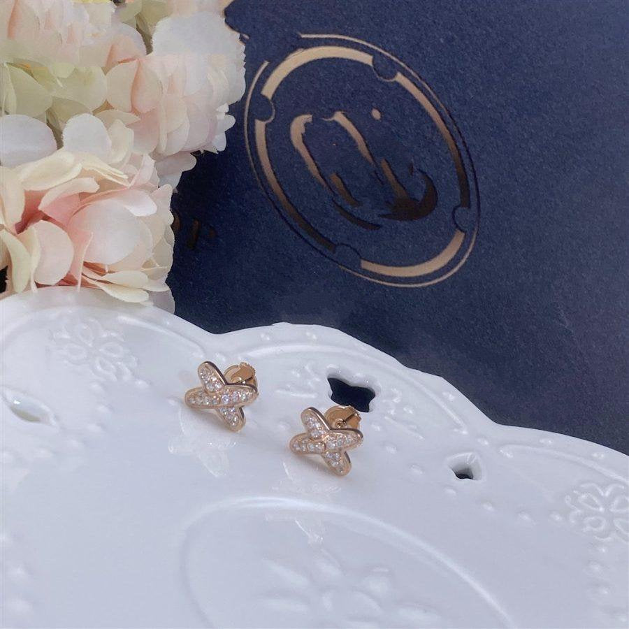 [Avelora Jewelry ]JEUX DE PINK GOLD DIAMOND EARRINGS