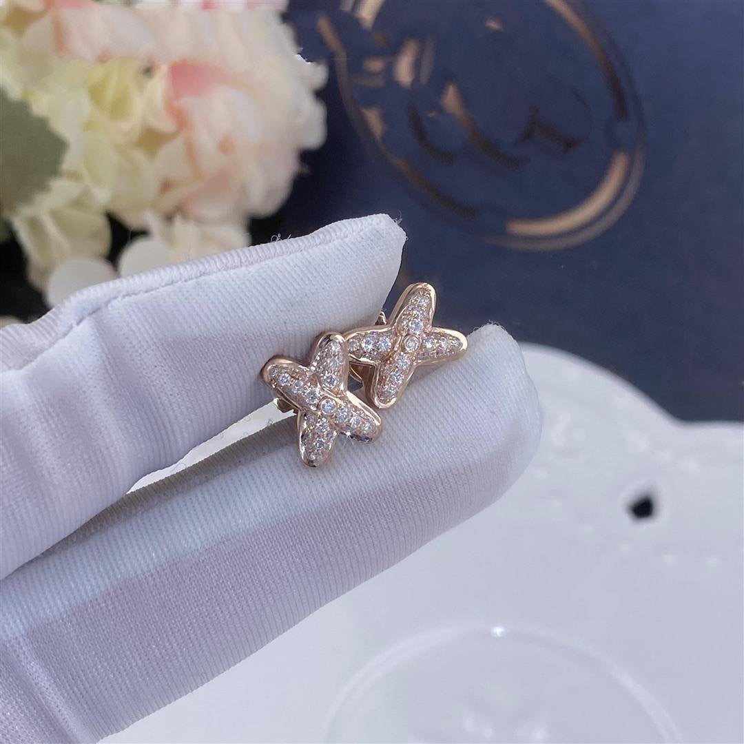 [Avelora Jewelry ]JEUX DE PINK GOLD DIAMOND EARRINGS