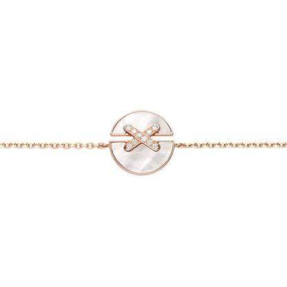 [Avelora]JEUX DE BRACELET MOP ROSE GOLD DIAMONDS