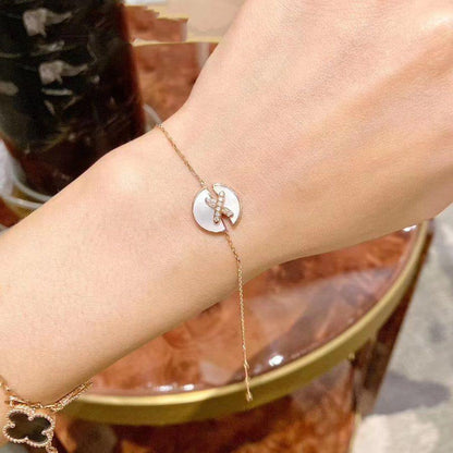 [Avelora]JEUX DE BRACELET MOP ROSE GOLD DIAMONDS