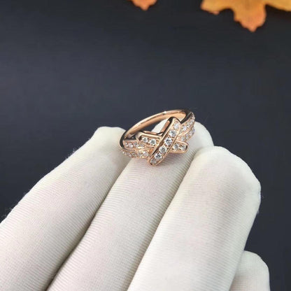 [Avelora]JEUX DE RING ROSE GOLD DIAMOND