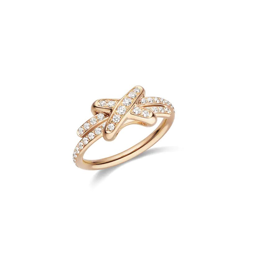 [Avelora]JEUX DE RING ROSE GOLD DIAMOND