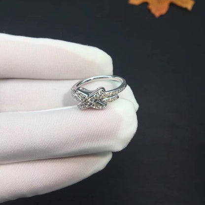 [Avelora]JEUX DE SILVER DIAMOND RING
