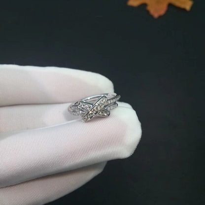 [Avelora]JEUX DE SILVER DIAMOND RING