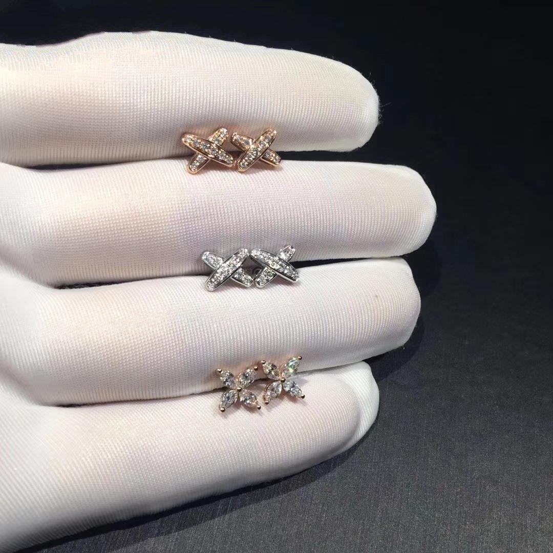 [Avelora Jewelry ]JEUX DE DIAMOND EARRINGS