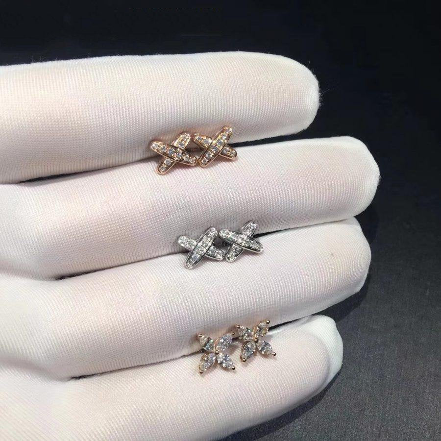 [Avelora Jewelry ]JEUX DE DIAMOND EARRINGS