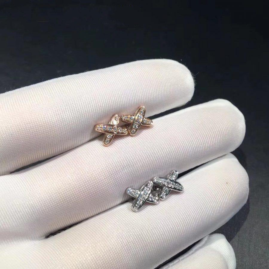 [Avelora Jewelry ]JEUX DE DIAMOND EARRINGS