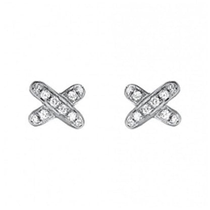 [Avelora]JEUX DE DIAMOND EARRINGS