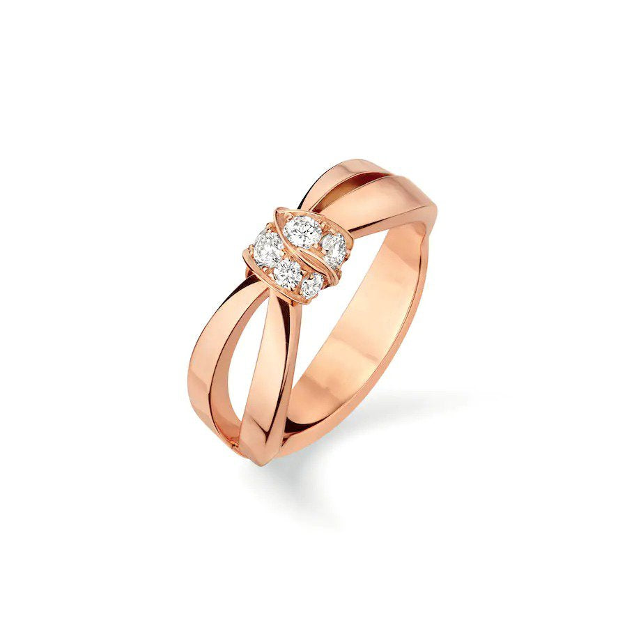 [Avelora Jewelry ]LIENS RING PINK GOLD DIAMOND