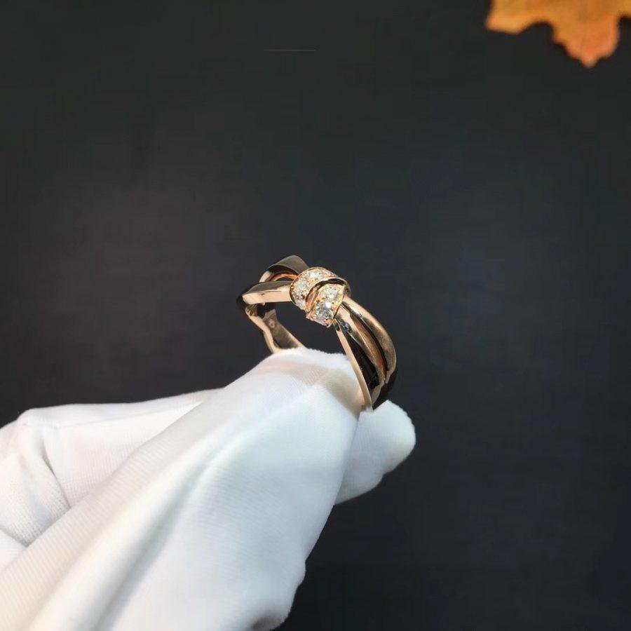 [Avelora Jewelry ]LIENS RING PINK GOLD DIAMOND