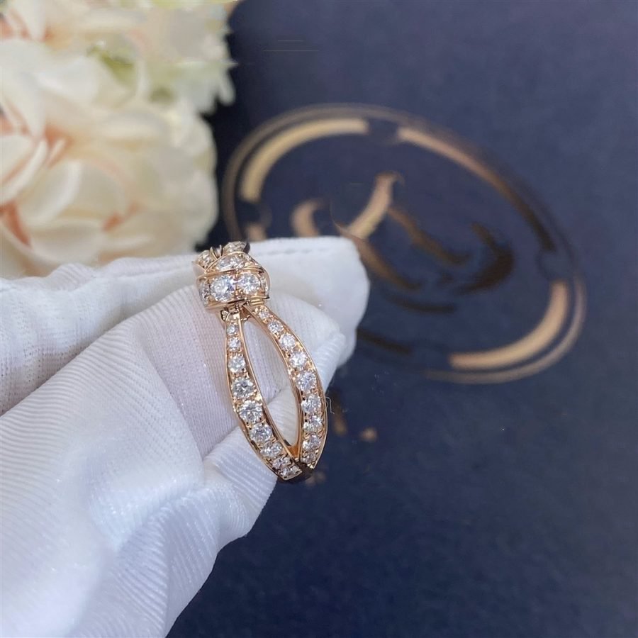 [Avelora]LIENS ROSE GOLD DIAMOND RING