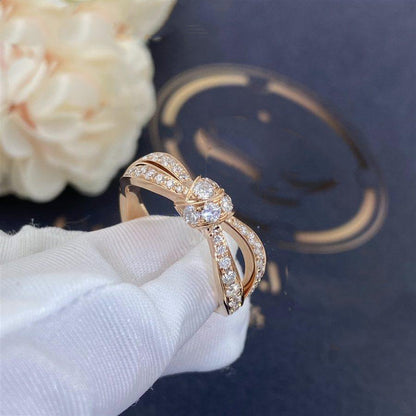 [Avelora]LIENS ROSE GOLD DIAMOND RING