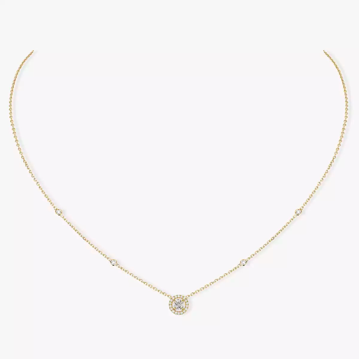 [Avelora]JOY PENDANT DIAMOND NECKLACE