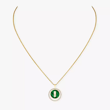 [Avelora]LUCKY MOVE DIAMOND NECKLACE
