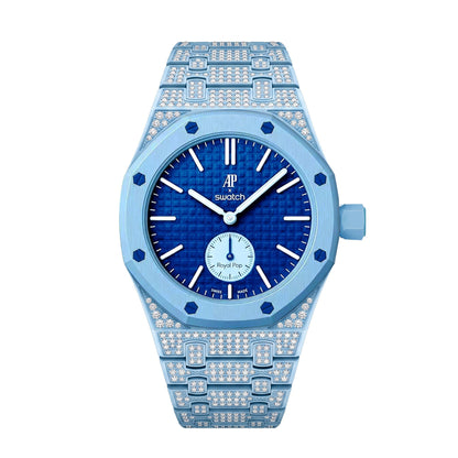 [Avelora]Royal Oak Pop Exclusive Bioceramic Case & Bioceramic Strap Full Diamond