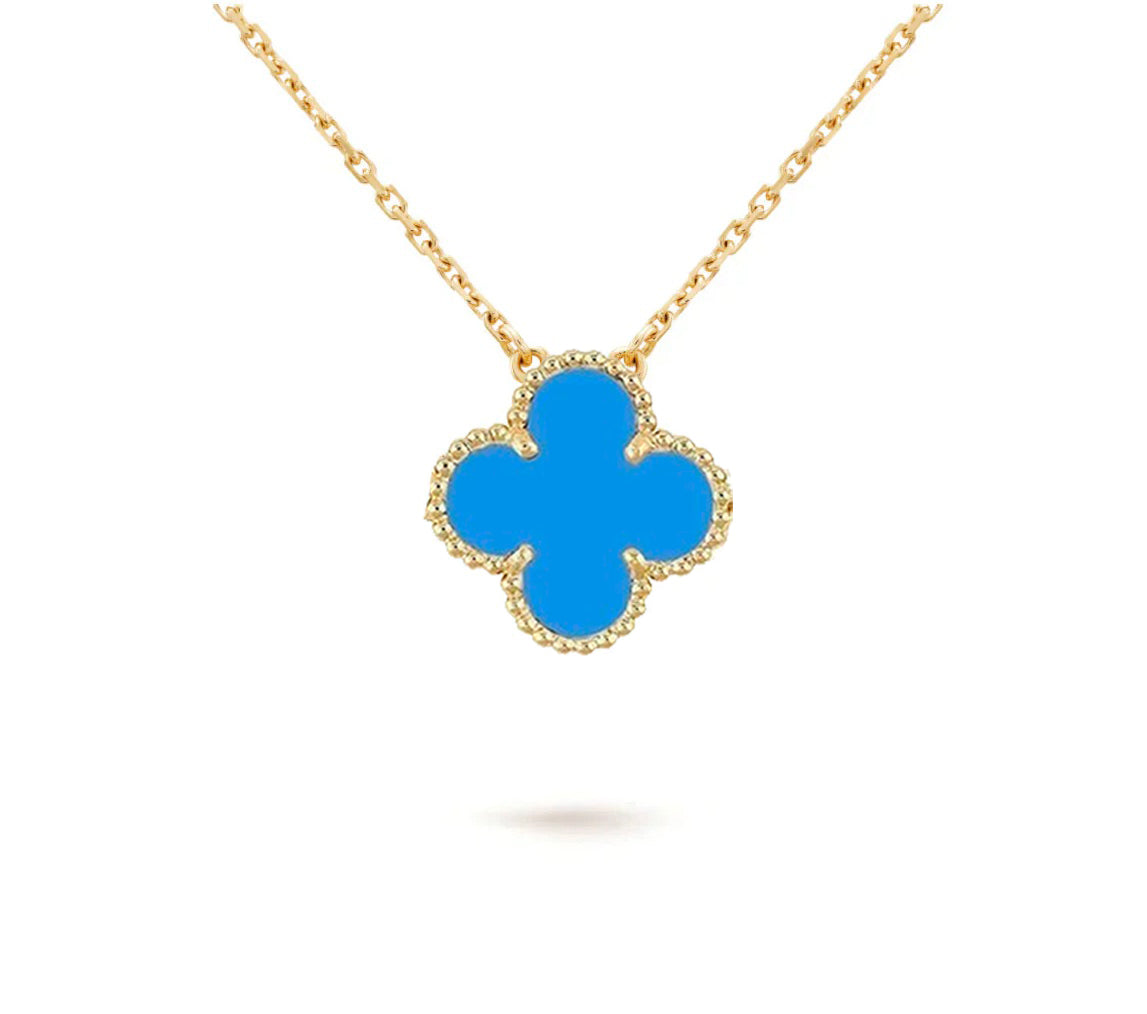 [Avelora]15MM CLOVER FLOWER PENDANT NECKLACE COLLECTION