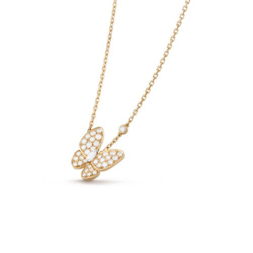 [Avelora Jewelry ]BUTTERFLY DIAMOND NECKLACE