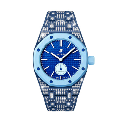 [Avelora]Royal Oak Pop Exclusive Bioceramic Case & Bioceramic Strap Full Diamond