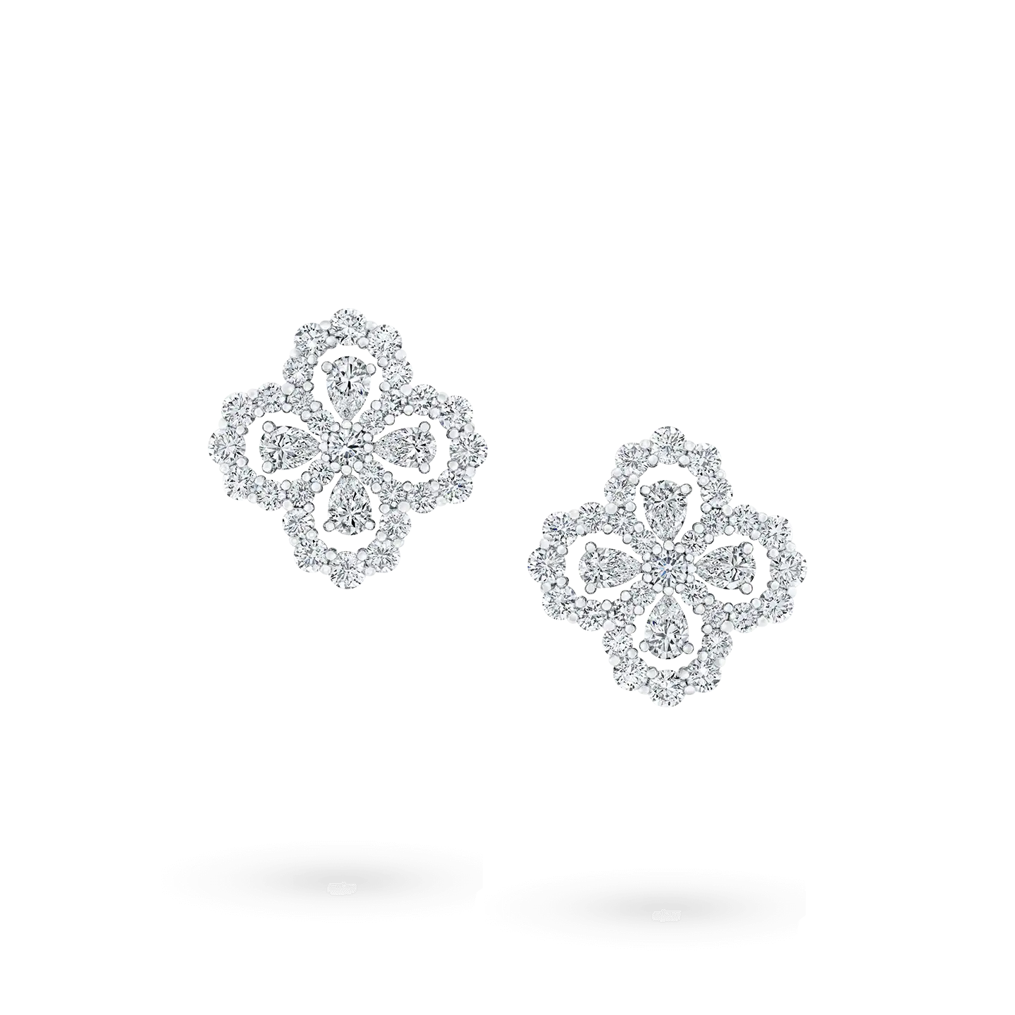 [Avelora]LOOP EARRINGS FULL MOTIF DIAMOND 16MM
