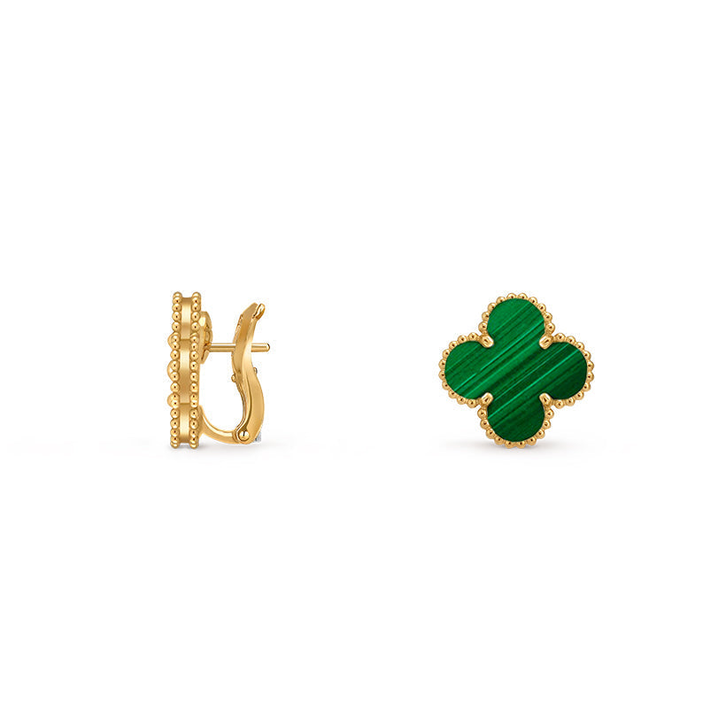 [Avelora]15MM CLOVER FLOWER STUD EARRINGS GOLD COLLECTION