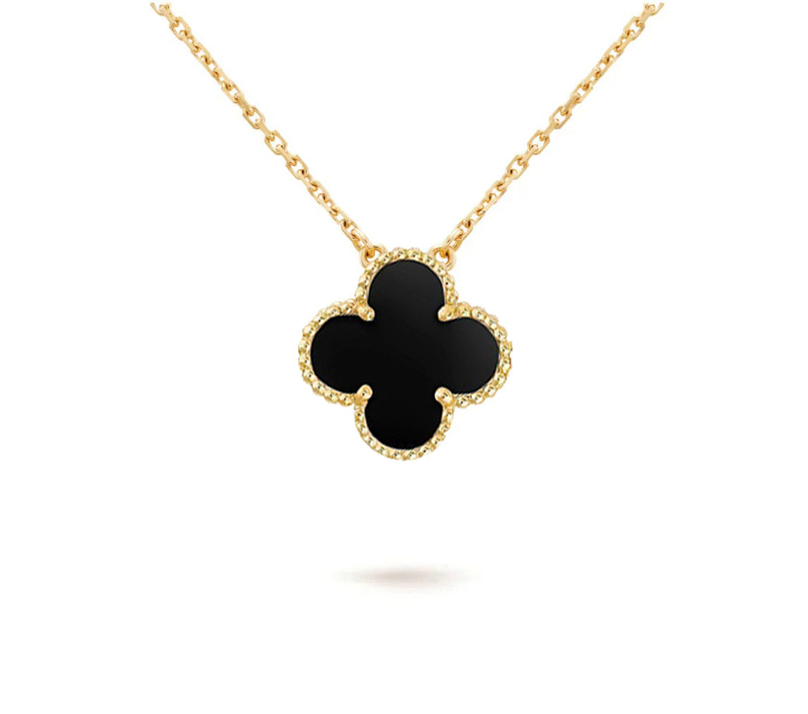 [Avelora]15MM CLOVER FLOWER PENDANT NECKLACE COLLECTION