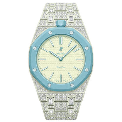 [Avelora]Royal Oak Pop Exclusive Bioceramic Case & Bioceramic Strap Full Diamond
