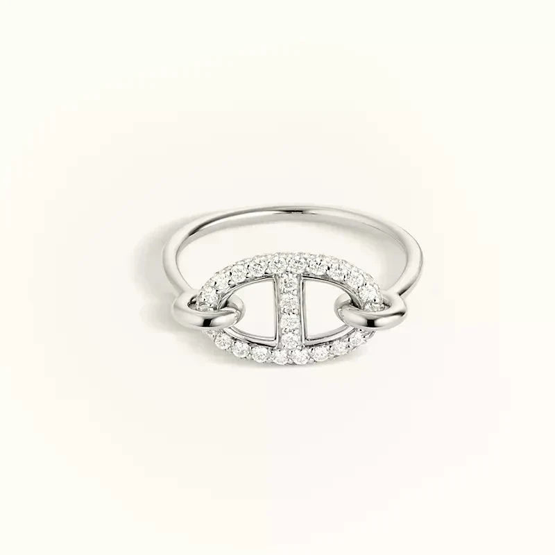 [Avelora Jewelry ]RONDE SMALL SILVER DIAMOND RING