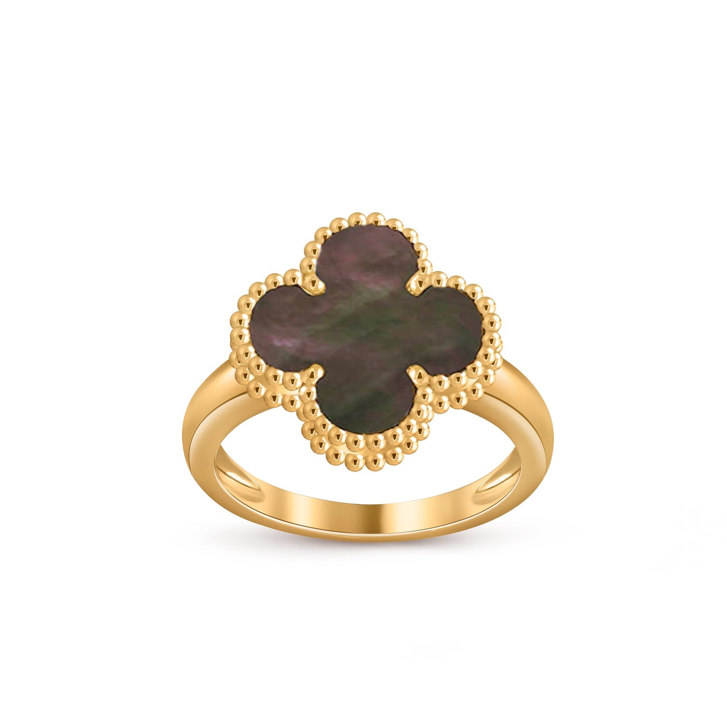 [Avelora]LUCKY CLOVER VINTAGE GOLD RING COLLECTION