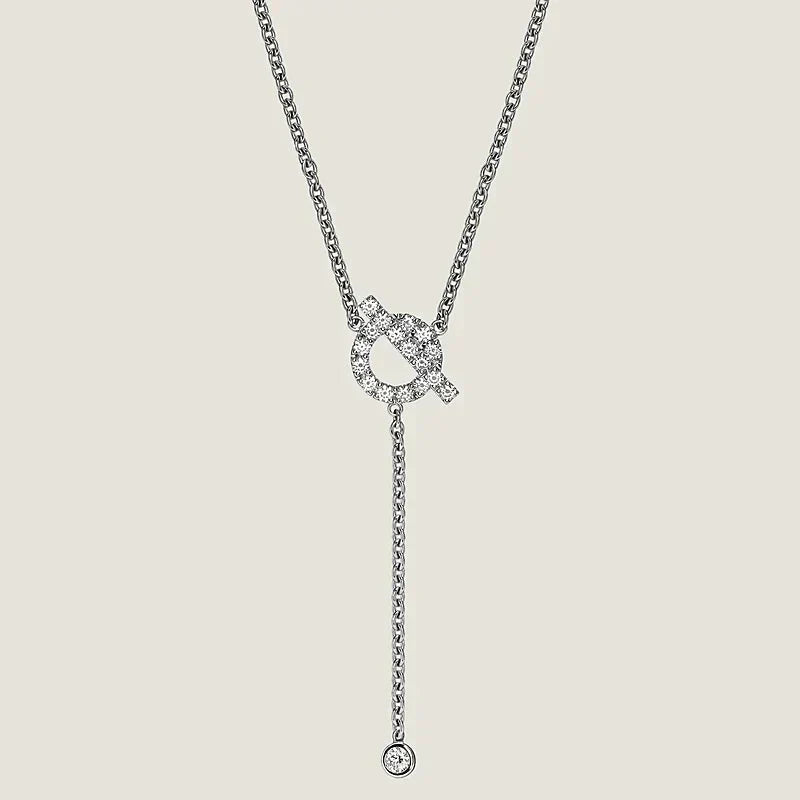 [Avelora Jewelry ]FINESSE SILVER DIAMOND NECKLACE