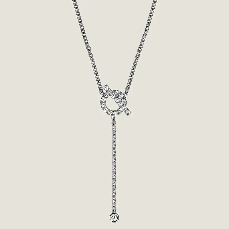 [Avelora]FINESSE SILVER DIAMOND NECKLACE