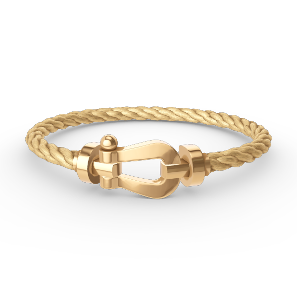 [Avelora]FORCE LARGE HORSESHOE BRACELET - GOLD