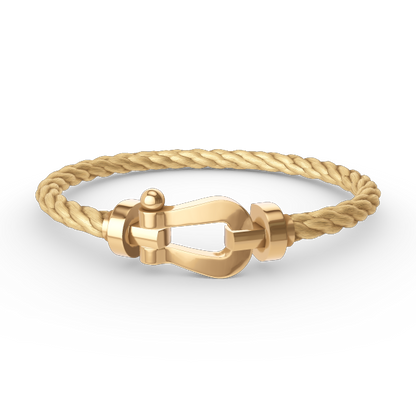 [Avelora]FORCE LARGE HORSESHOE BRACELET - GOLD