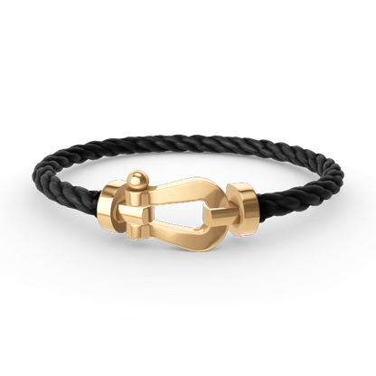 [Avelora]FORCE LARGE HORSESHOE BRACELET - GOLD