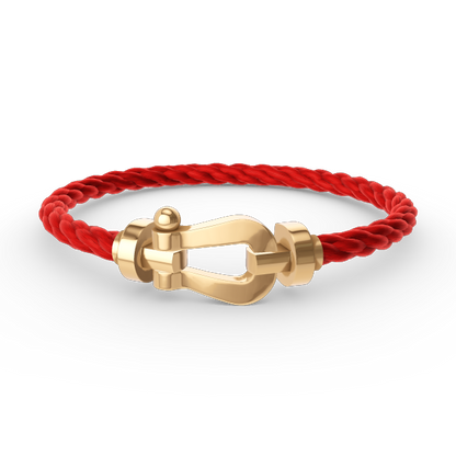 [Avelora]FORCE LARGE HORSESHOE BRACELET - GOLD