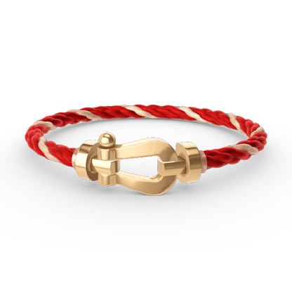 [Avelora]FORCE LARGE HORSESHOE BRACELET - GOLD
