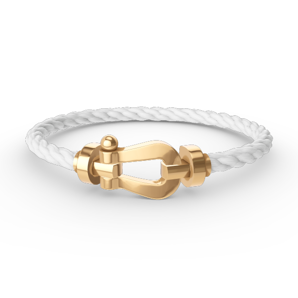 [Avelora]FORCE LARGE HORSESHOE BRACELET - GOLD
