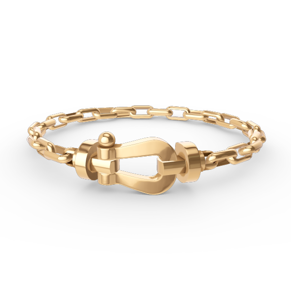 [Avelora]FORCE LARGE HORSESHOE CLASP METAL BRACELET