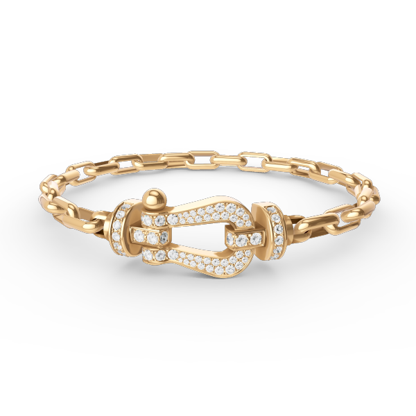 [Avelora]FORCE LARGE HORSESHOE CLASP METAL BRACELET