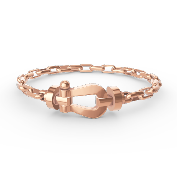 [Avelora]FORCE LARGE HORSESHOE CLASP METAL BRACELET