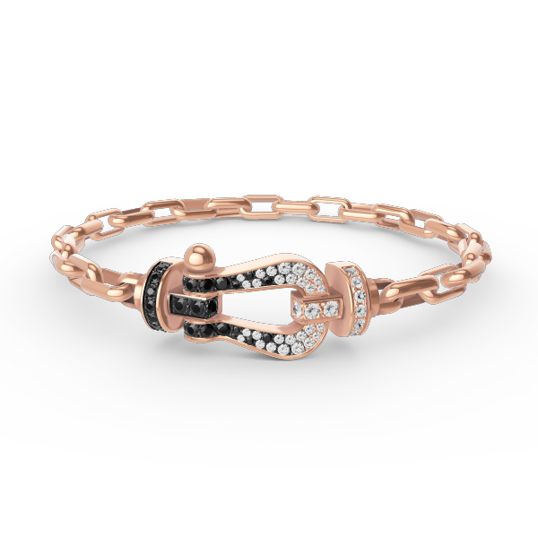 [Avelora Jewelry ]FORCE LARGE HORSESHOE CLASP  METAL BRACELET