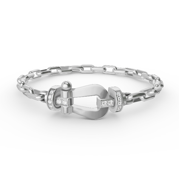 [Avelora]FORCE LARGE HORSESHOE CLASP METAL BRACELET