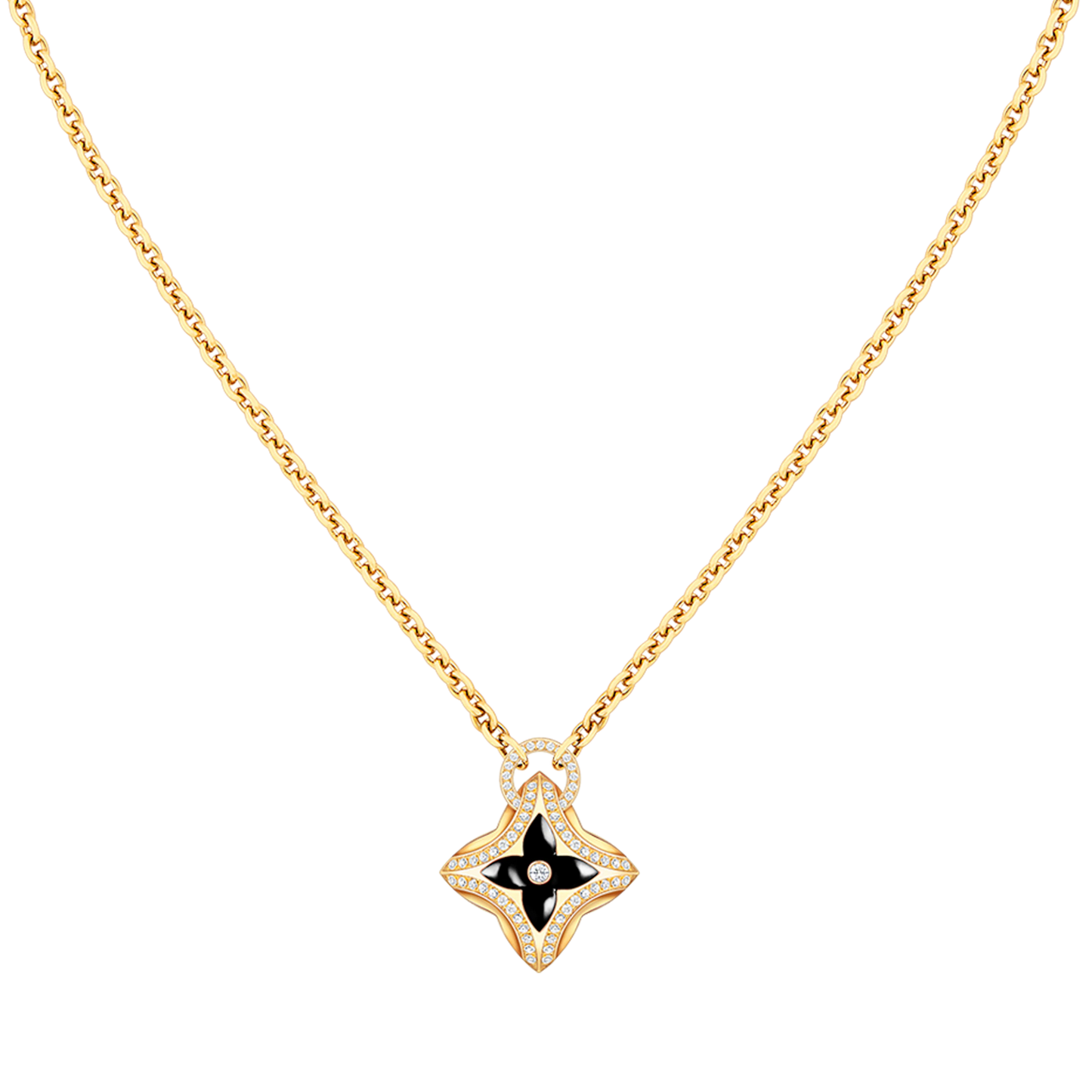 [Avelora]STAR PEDANT ROSE GOLD DIAMOND NECKLACE